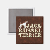 Jack Russel Magnet (Vorderseite/Rückseite)