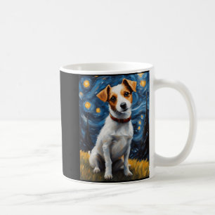Jack Russel mit Collar Painting Print Kaffeetasse