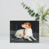 Jack Russel Postcard Postkarte (Stehend Vorderseite)