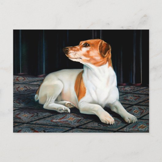 Jack Russel Postcard Postkarte (Vorderseite)