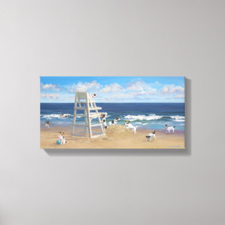 Jack Russel Schwanz #1 Leinwanddruck