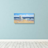 Jack Russel Schwanzes Leinwanddruck (Insitu (Holzboden))