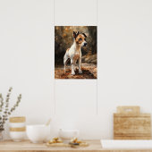 Jack Russel Terrier Dog Art Print Poster (Küche)