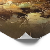 Jack Russel Terrier Dog Art Print Poster (Ecke)