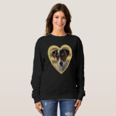 Jack Russel Terrier Dog Heart  Jack Russel Terrier Sweatshirt (Vorne ganz)