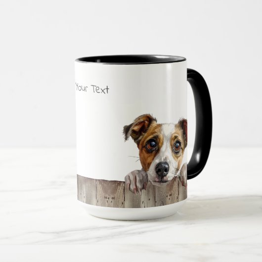Jack Russel Terrier Dog Tasse (VorderseiteRechts)