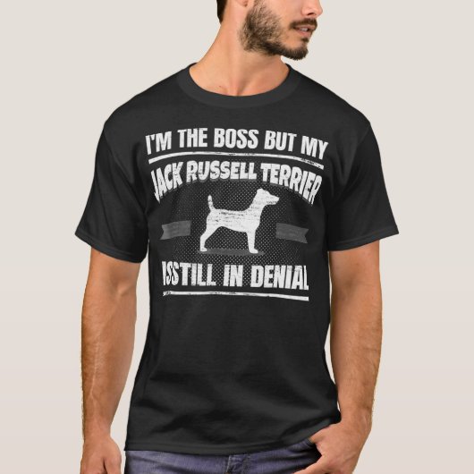 Jack Russel Terrier Dog Training Funny Dog Lover T-Shirt (Vorderseite)