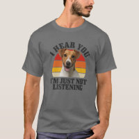 Jack Russel Terrier Ich höre Sie einfach nicht hör