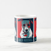 Jack Russel Terrier Politische Hoffnung Parody Kaffeetasse (Mittel)