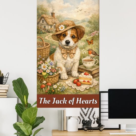 Jack Russel Terrier Poster (Heimbüro)