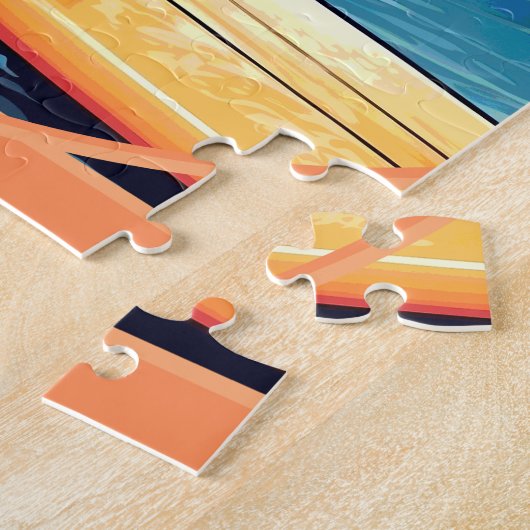 Jack Russel Terrier Surfing Puzzle (Seite)