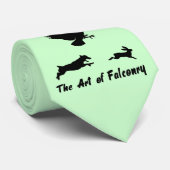 Jack Russel und Falconry Krawatte (Gerollt)
