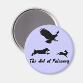 Jack Russel und Falconry Magnet (Vorderseite/Rückseite)