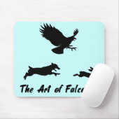 Jack Russel und Falconry Mousepad (Mit Mouse)