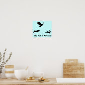 Jack Russel und Falconry Poster (Küche)