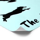 Jack Russel und Falconry Poster (Ecke)