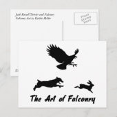 Jack Russel und Falconry Postkarte (Vorne/Hinten)
