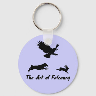 Jack Russel und Falconry Schlüsselanhänger