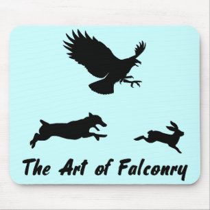 Jack Russel und Falknerei Mousepad