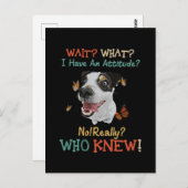 Jack Russel warten, was ich eine Einstellung habe Postkarte (Vorne/Hinten)