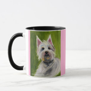 Jack Russel Zweifarben-Tasse, 0,45 l Tasse