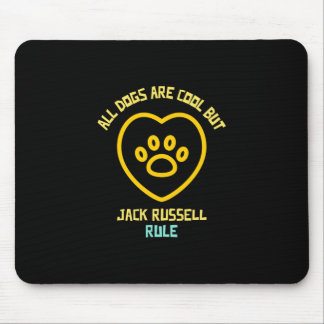 Jack Russelhunde beherrschen niedliches Hundin Mousepad