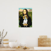 Jack Russell 10 - Mona Lisa Poster (Küche)