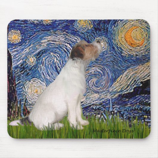 Jack Russell 5 - Starry Night Mousepad (Vorne)