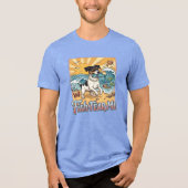 Jack Russell Angelshirt Tri-Blend Shirt (Vorderseite)