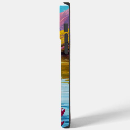 Jack Russell auf einem Paddle: Ein Landschaftliche Case-Mate iPhone Hülle (Rückseite / Links)