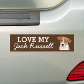 Jack Russell Autoaufkleber (Auf Auto)