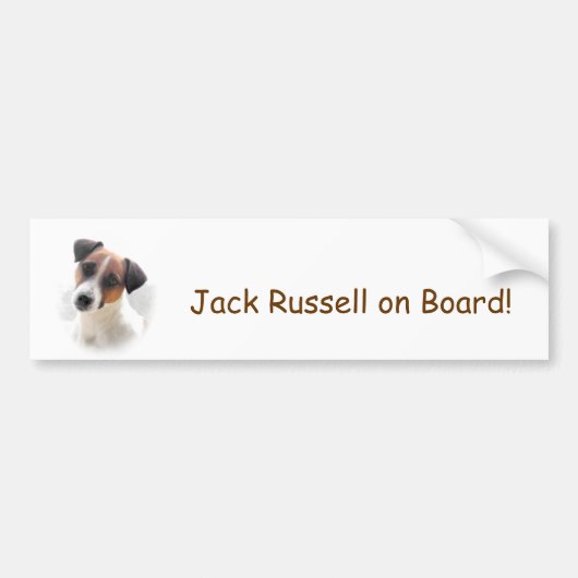 Jack-Russell-Autoaufkleber Autoaufkleber (Vorne)