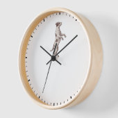 Jack Russell Balancing on Clock Hands Dog Clock Uhr (Winkel)