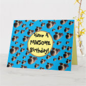 Jack Russell Birthday Card Karte (Gelbe Blume)