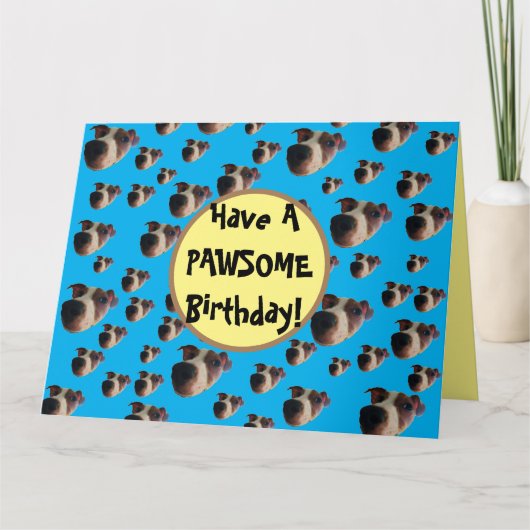 Jack Russell Birthday Card Karte (Vorderseite)