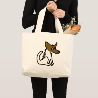 Jack Russell Cartoon Bag Jumbo Stoffbeutel