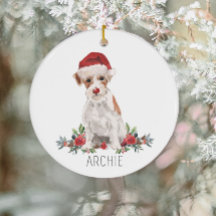 Jack Russell Custom Christmas Ornament