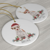 Jack Russell Custom Christmas Ornament