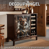 Jack Russell - Decoupage - Seidenpapier