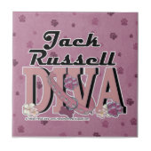 Jack-Russell-DIVA Fliese (Vorderseite)