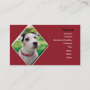 Jack Russell Dog Business Card Visitenkarte
