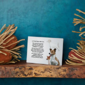 Jack Russell Dog Friend Geem Plaque Fotoplatte (Seite)