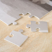 Jack Russell Dog in Schnee Weihnachten Puzzle (Seite)