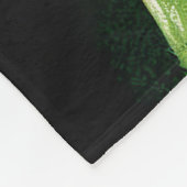 Jack Russell Dog in St. Patrick's Day Dress Fleecedecke (Ecke)