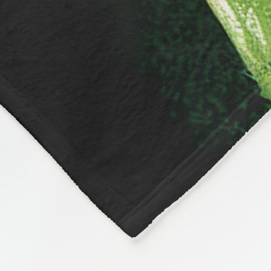 Jack Russell Dog in St. Patrick's Day Dress Fleecedecke (Ecke)