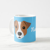 Jack Russell Dog Kaffee Tasse (Vorderseite Links)