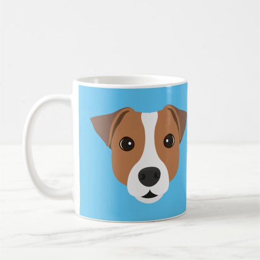 Jack Russell Dog Kaffee Tasse (Links)