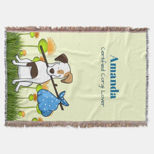 Jack Russell Dog Lover Decke (Vorderseite)