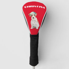 Jack Russell Dog Lover Red Personal Golf Headcover