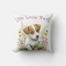 Jack Russell Dog Mama Floral